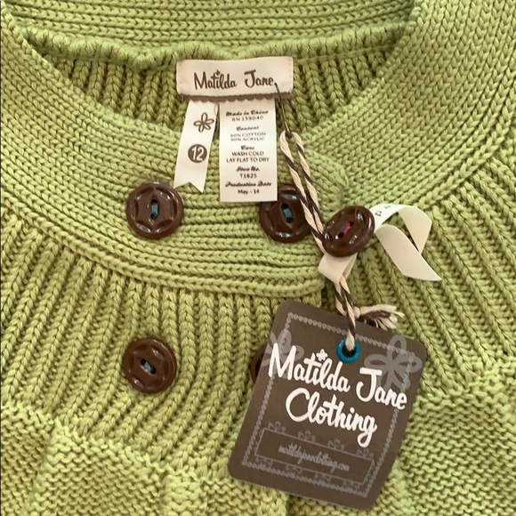 Matilda Jane NWT Girls Sweater/Cardigan - Picture 3 of 3
